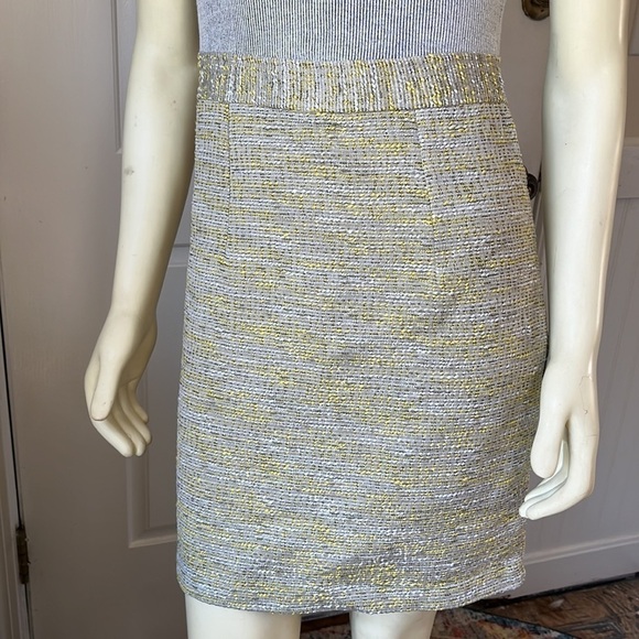 Rachel Roy Set Gray Ribbed Tank w/ Tweed Skirt Dress & Zip Up Tweed Jacket S - Picture 11 of 16